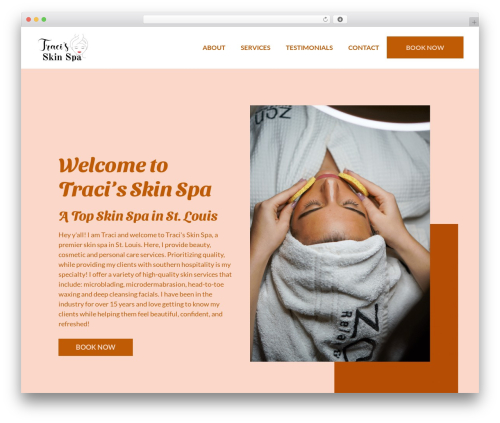 GeneratePress WordPress theme - tracisskinspa.com