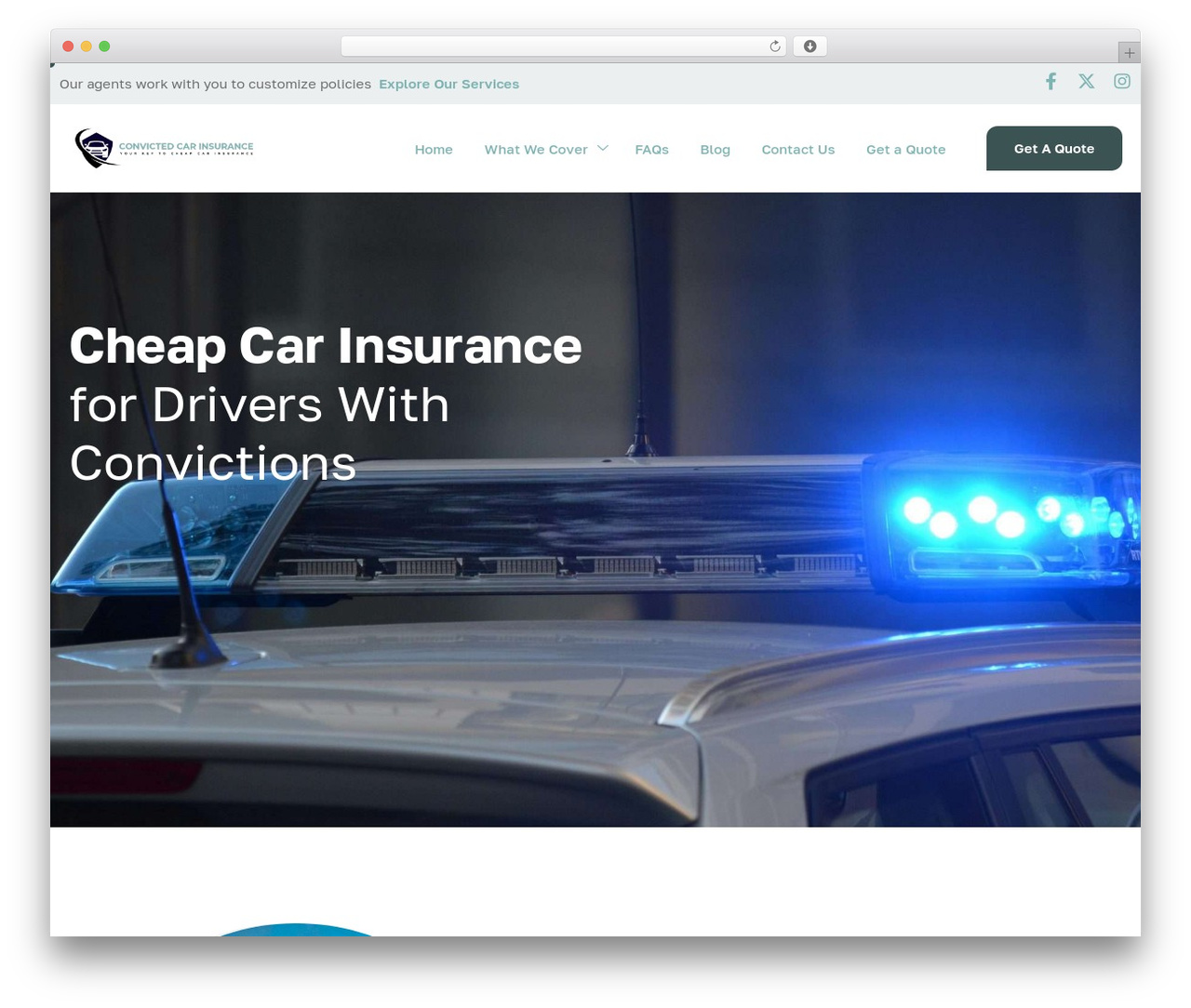 Levis theme WordPress - convictedcarinsurance.co.uk