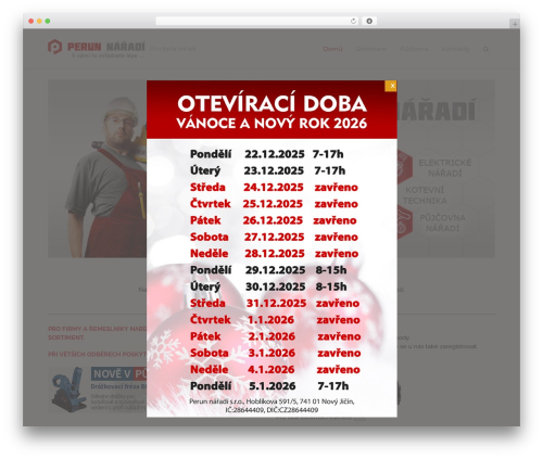 Multicorp theme WordPress - perun-naradi.cz