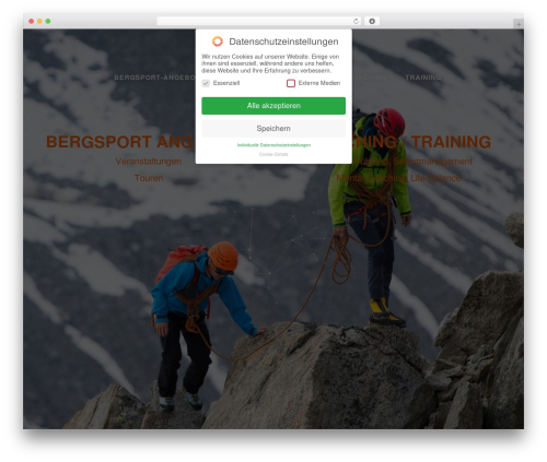 Starry WordPress theme - peak-experience.at