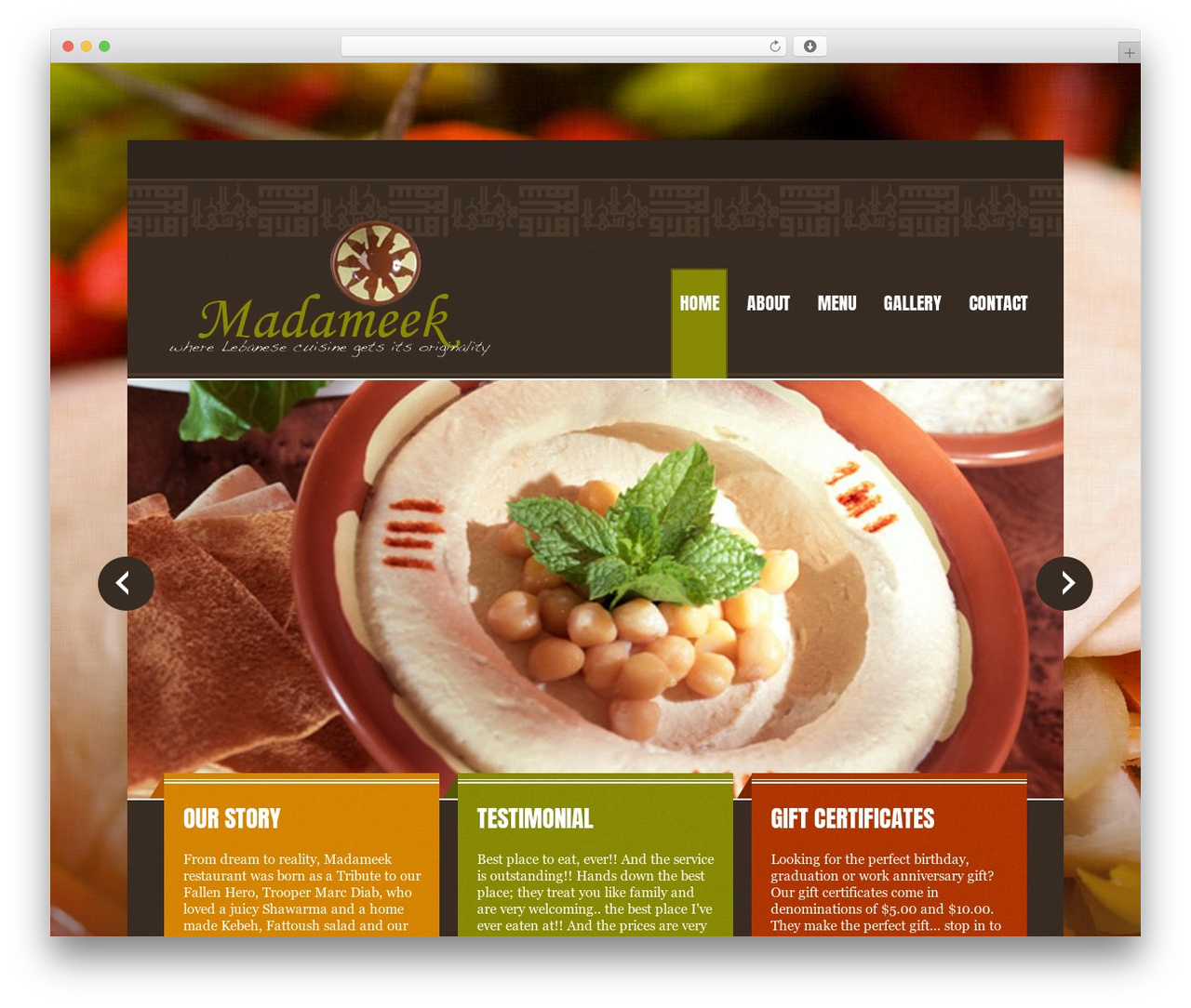 theme1985 WordPress theme - madameek.ca