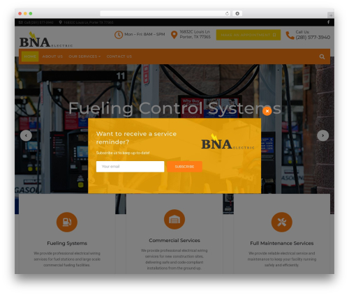 Voltix WordPress theme - bnaelectric.com