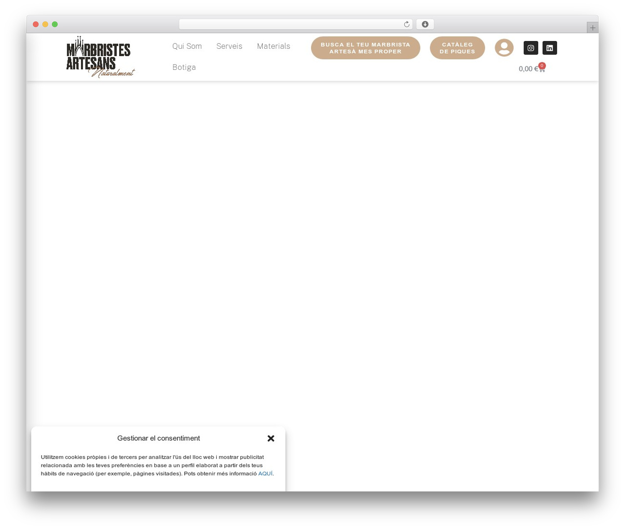 WordPress theme Hello Elementor - marbristesartesans.cat