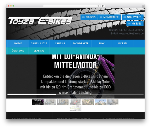 cherry WP theme - toyza-ebike.de