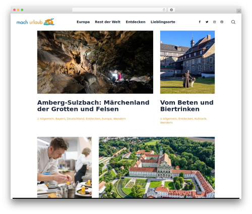 GutenType theme WordPress - mach-urlaub.de