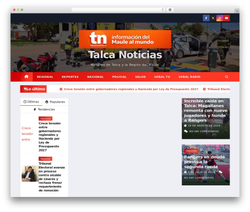 Newstack WordPress theme - talcanoticias.cl Newstack WordPress theme - talcanoticias.cl