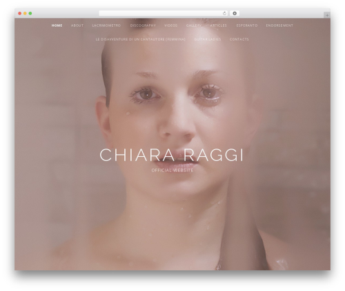 Obsidian WordPress theme - chiararaggi.net