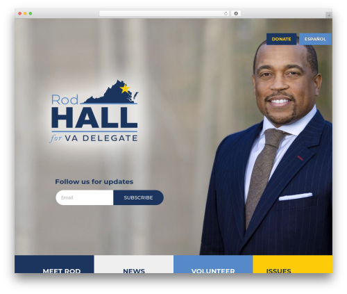 Politicem WP theme - rodhallforva.com