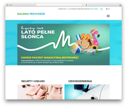 Theme WordPress Venti - galeriaprzymorze.pl