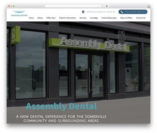 WordPress theme DoctorGenius Framework - somervilledentist.com