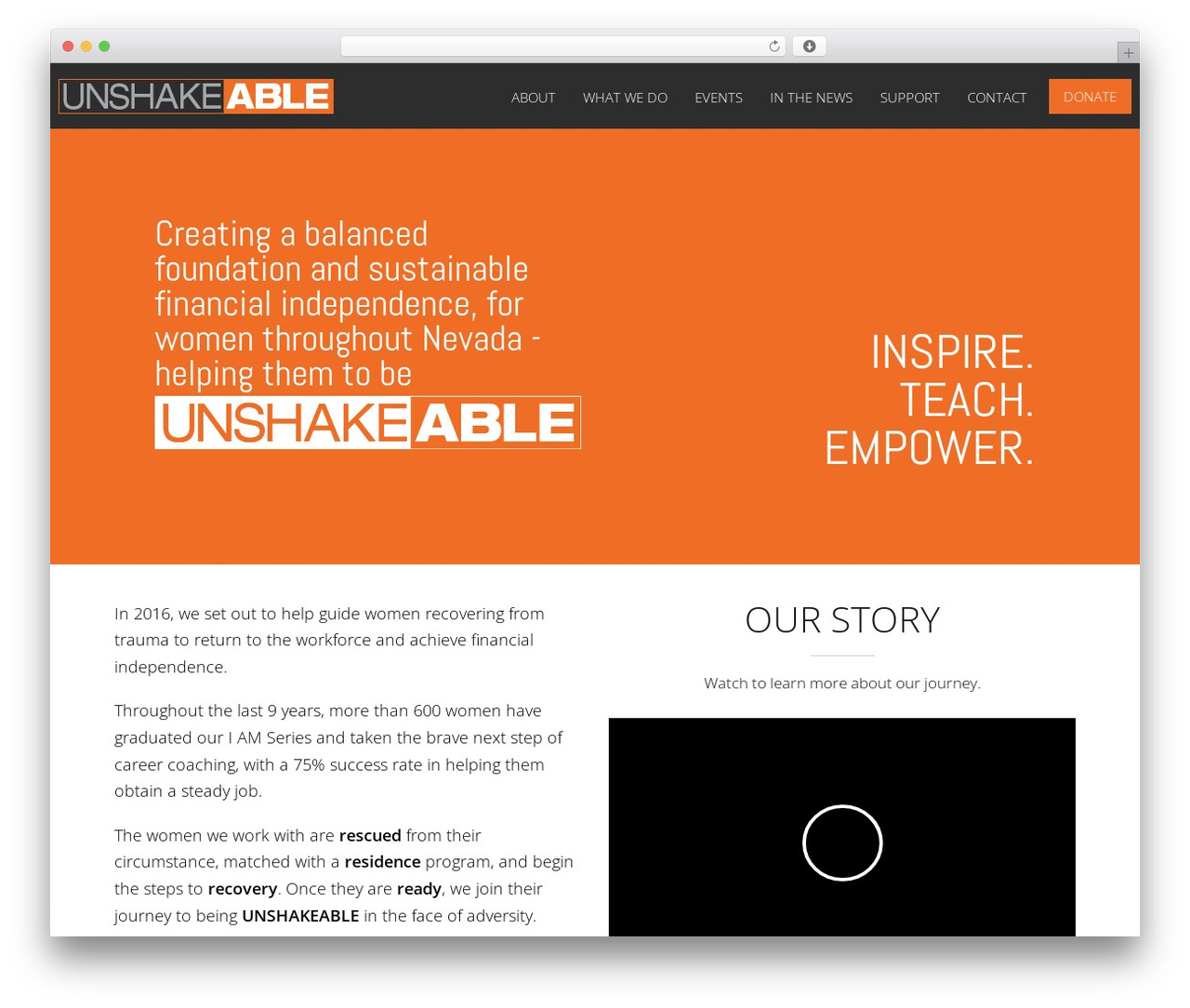 WordPress theme North - unshakeable.org WordPress theme North - unshakeable.org