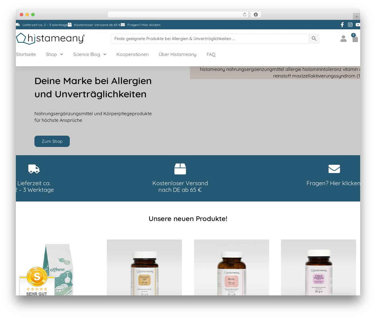 WordPress theme WordPress Child Theme Atomion - histameany.de WordPress theme WordPress Child Theme Atomion - histameany.de