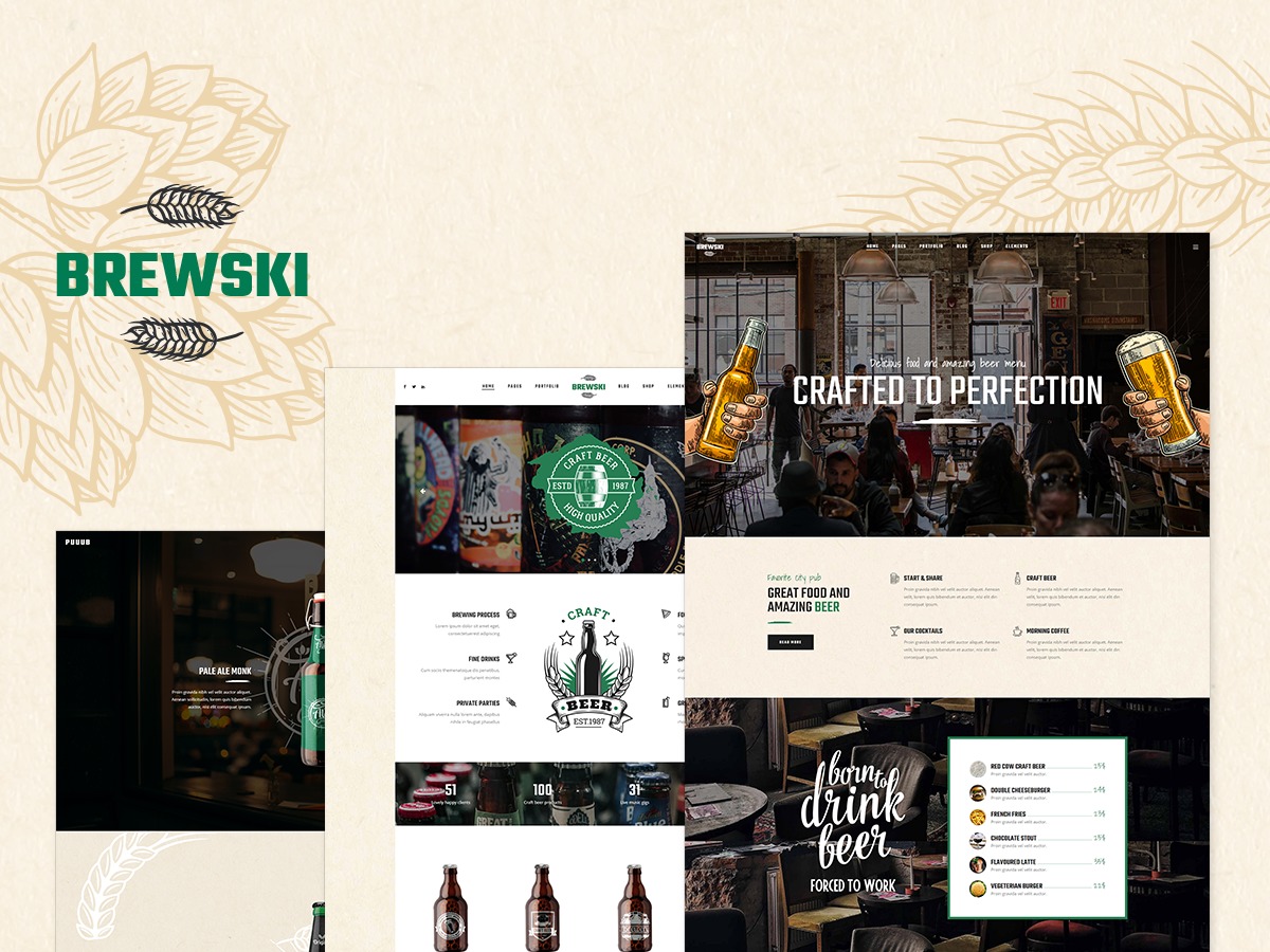 Brewski WordPress theme