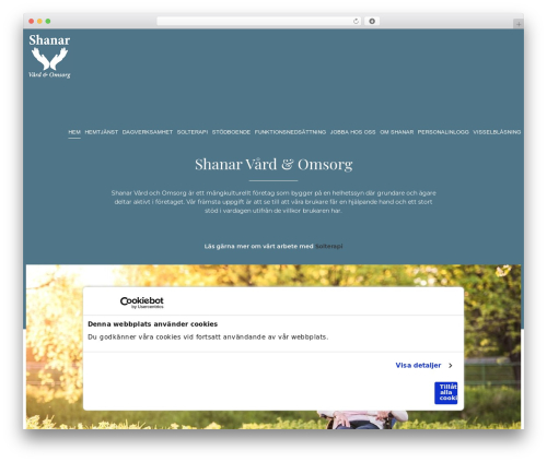 CMS cmsvrx system WordPress theme - shanaromsorg.se