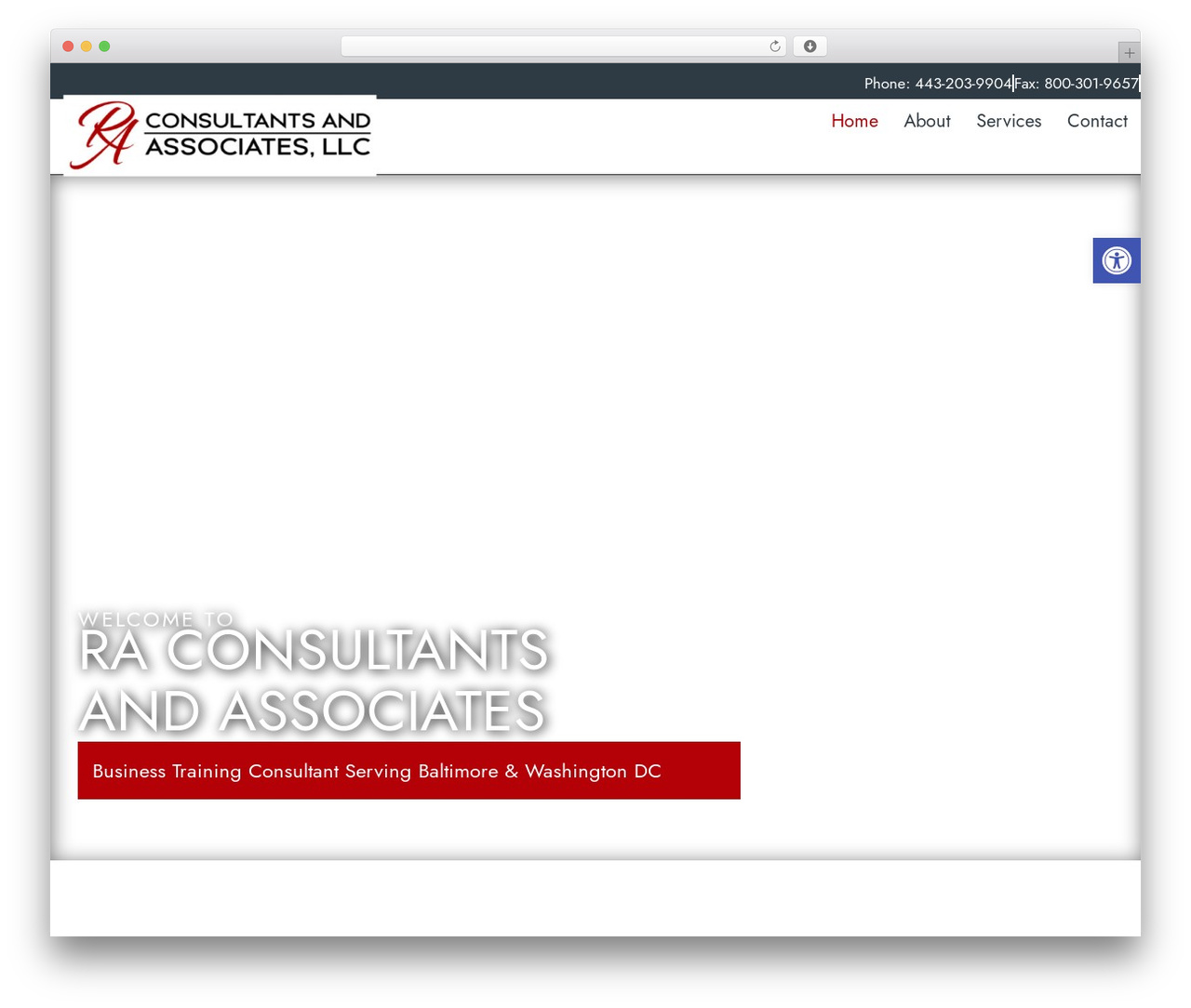 Hello Elementor WordPress theme - raconsultantsandassociates.com