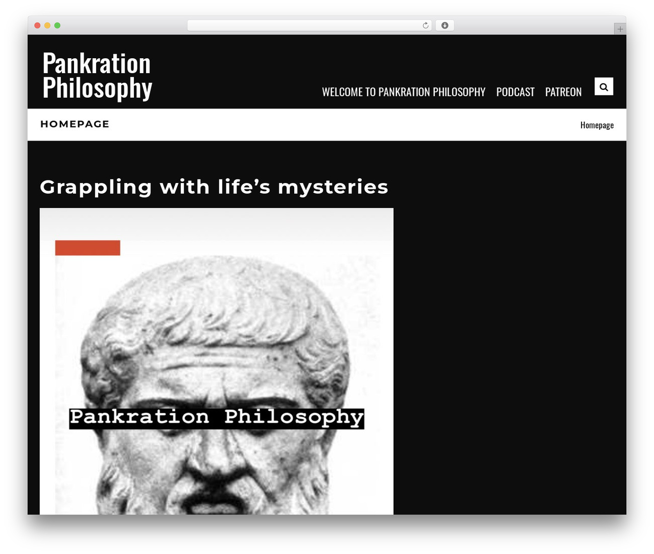NullPoint WordPress theme - pankrationphilosophy.com