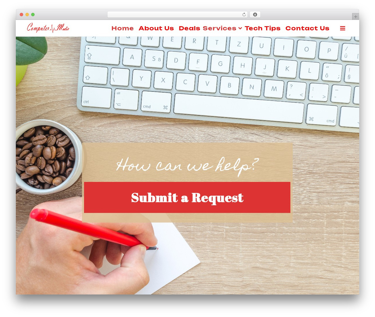 Rare WordPress theme - 1fixcomputermedic.com