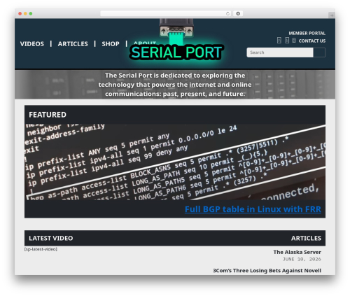 Bs grid main WordPress plugin - serialport.org