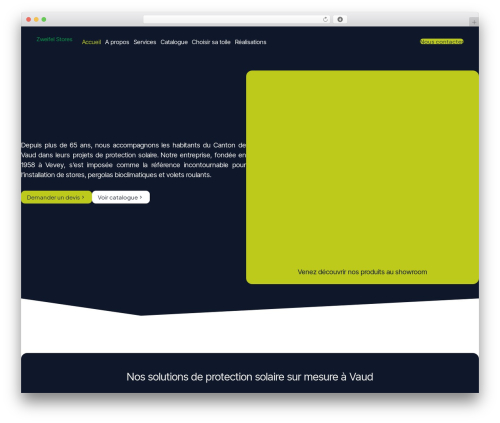 Theme WordPress UiCore Pro - zweifel-stores.ch