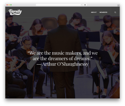 Uncode core WordPress plugin - varsityorchestra.com