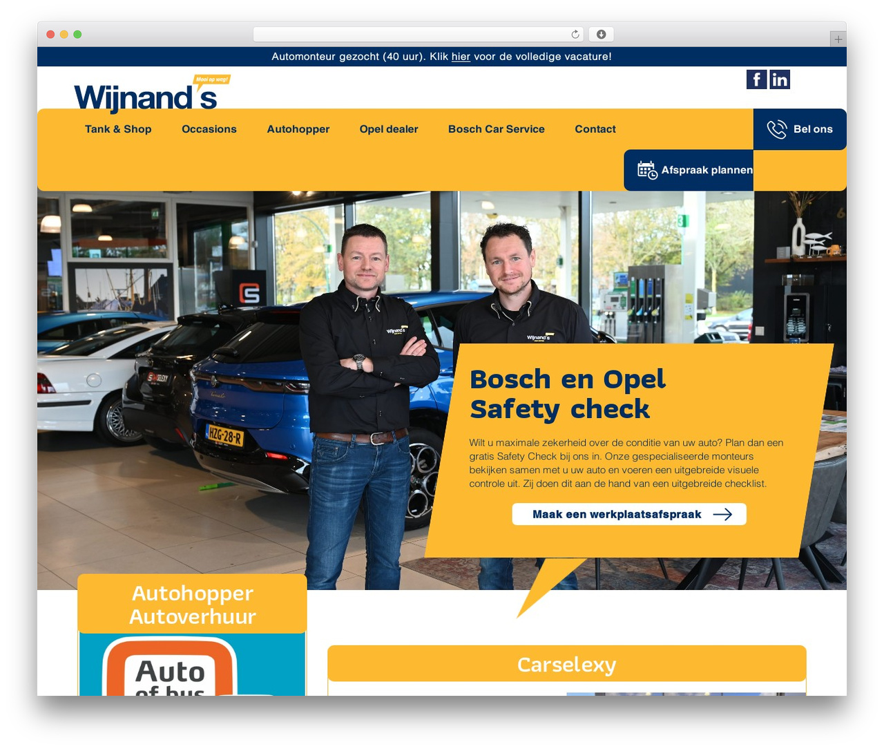 WordPress theme Genesis - wijnandsautoservice.nl
