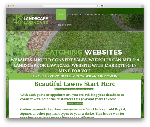 Beaver Builder Theme landscaping WordPress theme - landscapingwebdesigns.com