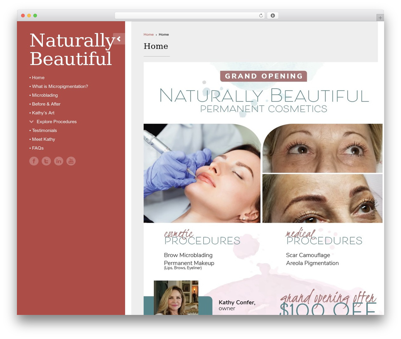 FLIP WordPress theme - kathyconfer.com