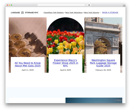 Ona free WordPress theme - newyorkluggagestorage.com