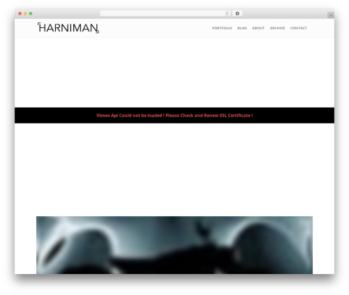 Theme WordPress Create - harniman.com