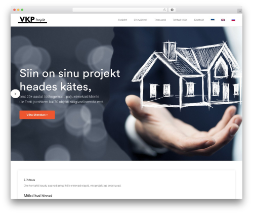 Webify WordPress theme - vkp.ee