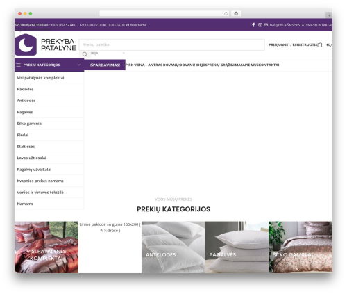 Woo lithuaniapost main WordPress plugin - prekybapatalyne.lt