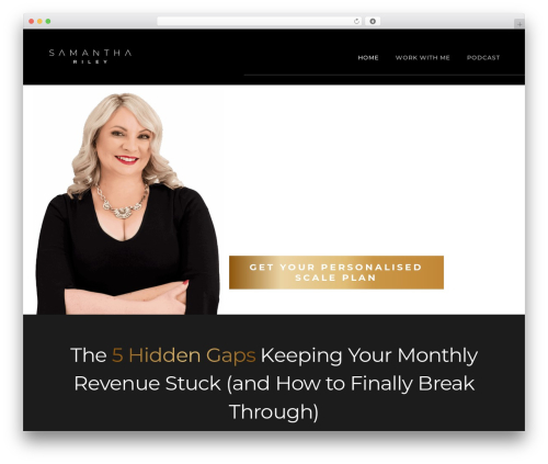 WordPress theme Genesis - samanthariley.global