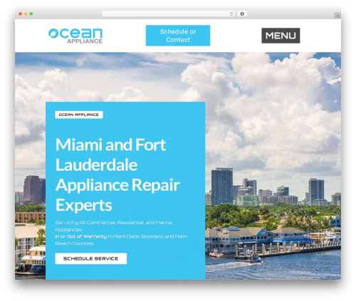Fluid local WordPress plugin - oceanapplianceservice.com