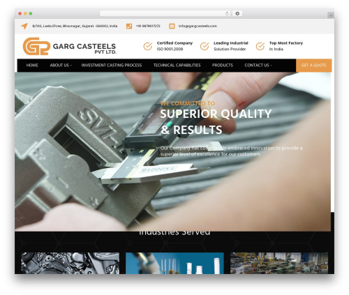 WP theme Multi Dimensional - gargcasteels.com