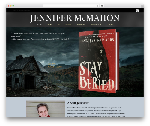 Novelist (novelist) free WordPress plugin - jennifer-mcmahon.com
