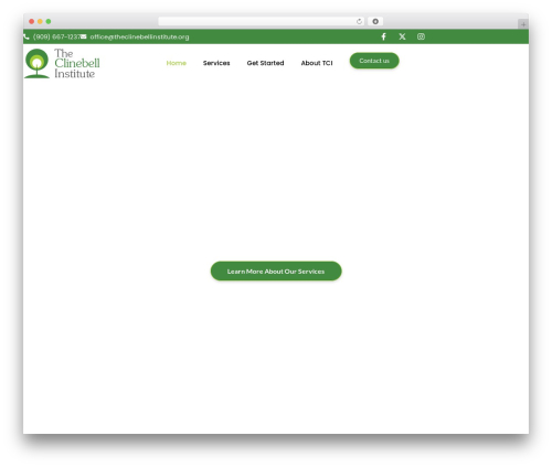 Clinebell Framework WordPress theme - theclinebellinstitute.org