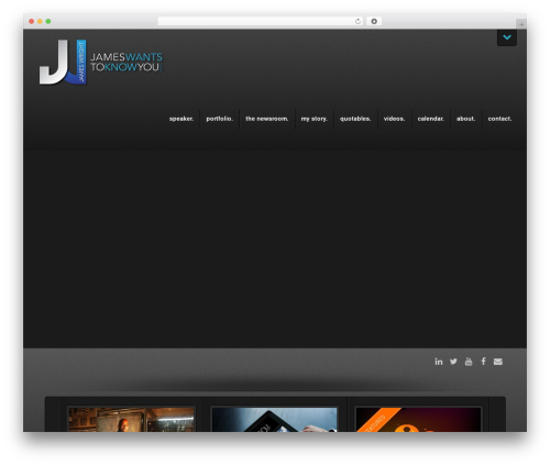 DynamiX WordPress theme - jameswantstoknowyou.com