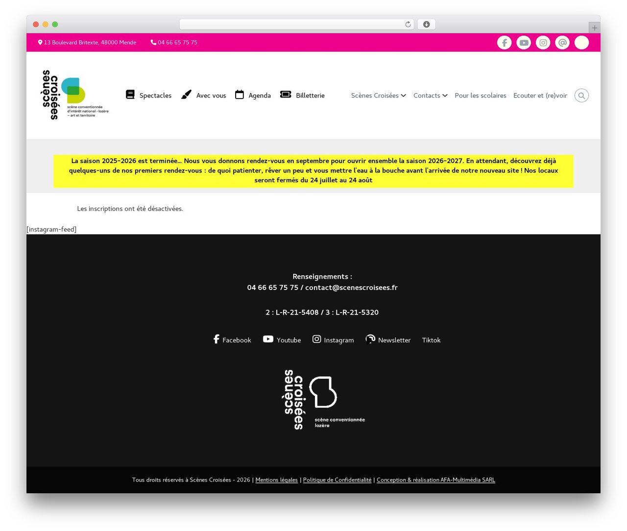 Flash theme WordPress - scenescroisees.com