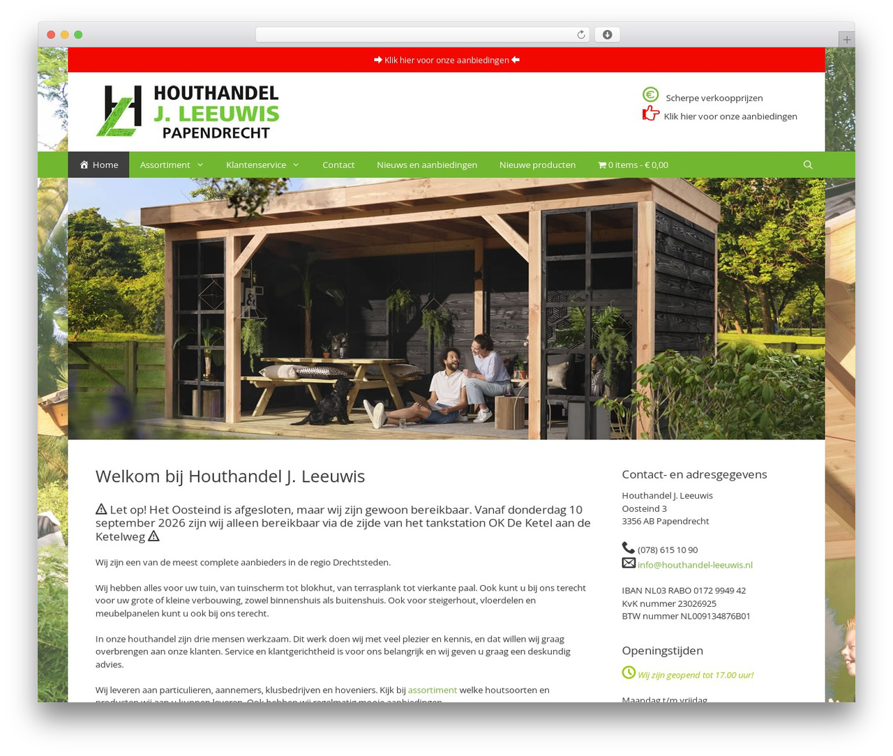 GeneratePress WordPress theme - houthandel-leeuwis.nl