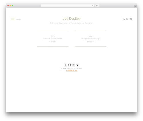 Gridsby WordPress theme - jeg.co