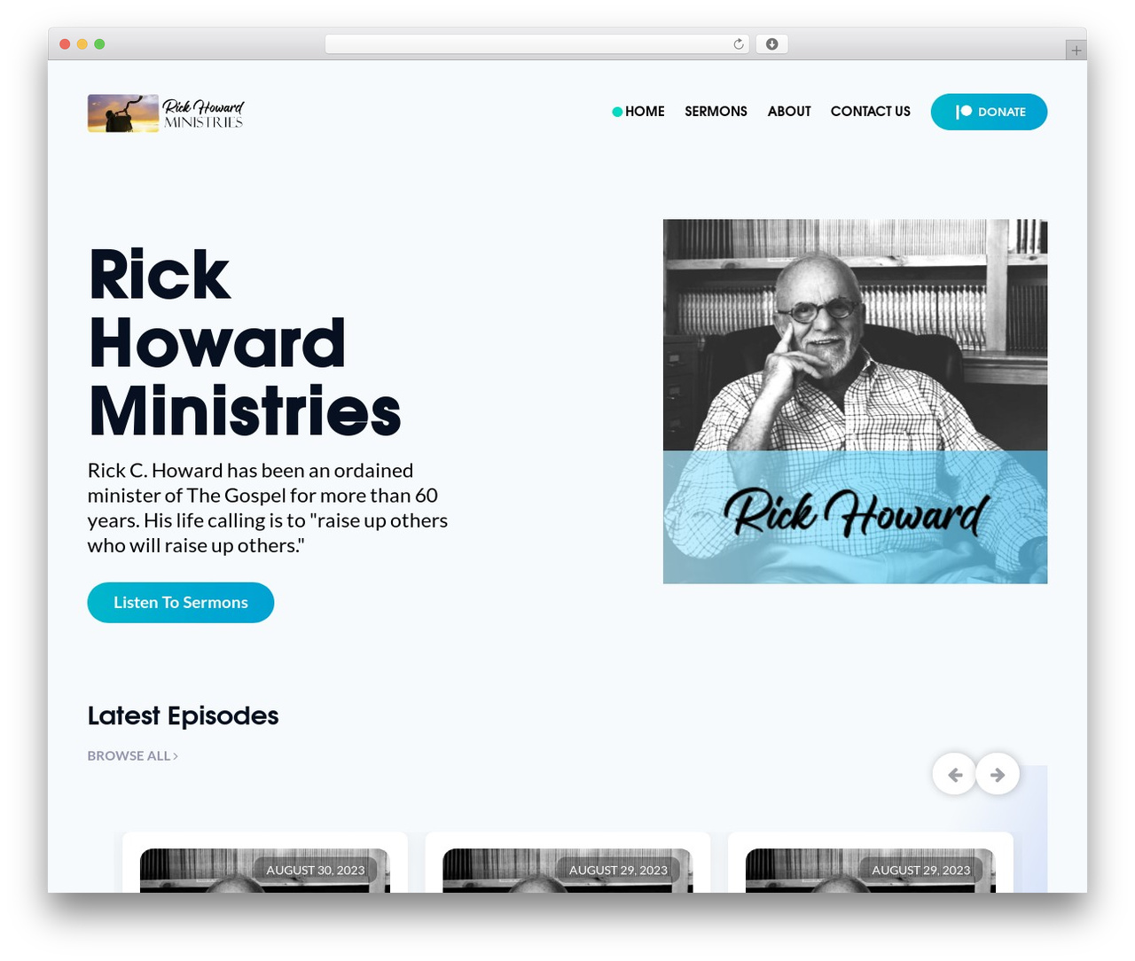JSA Theme WordPress website theme - rickhowardministries.com JSA Theme WordPress website theme - rickhowardministries.com