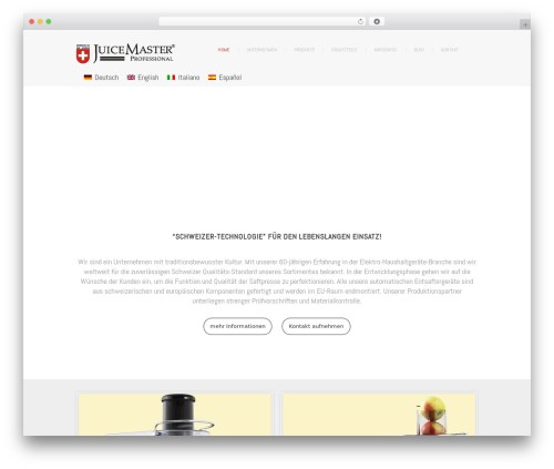 QK Element WordPress theme - juicemaster.ch
