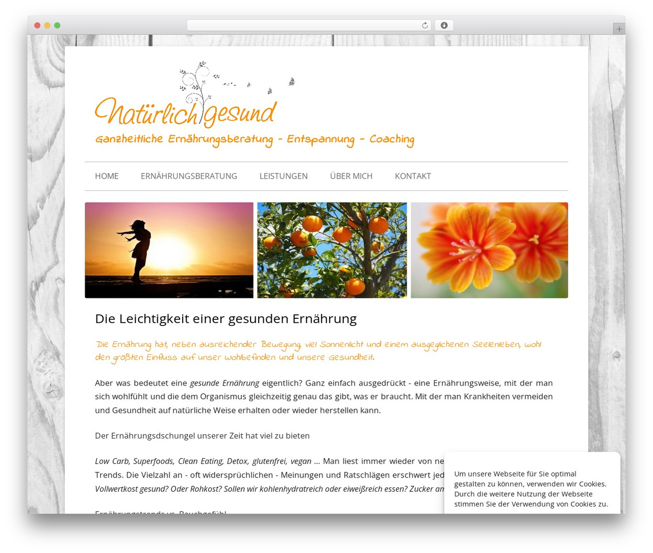 Tiny Framework best free WordPress theme - natuerlichgesund.info