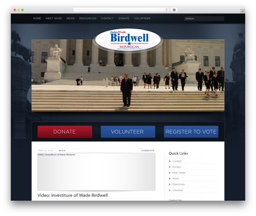 Traject top WordPress theme - judgewadebirdwell.com