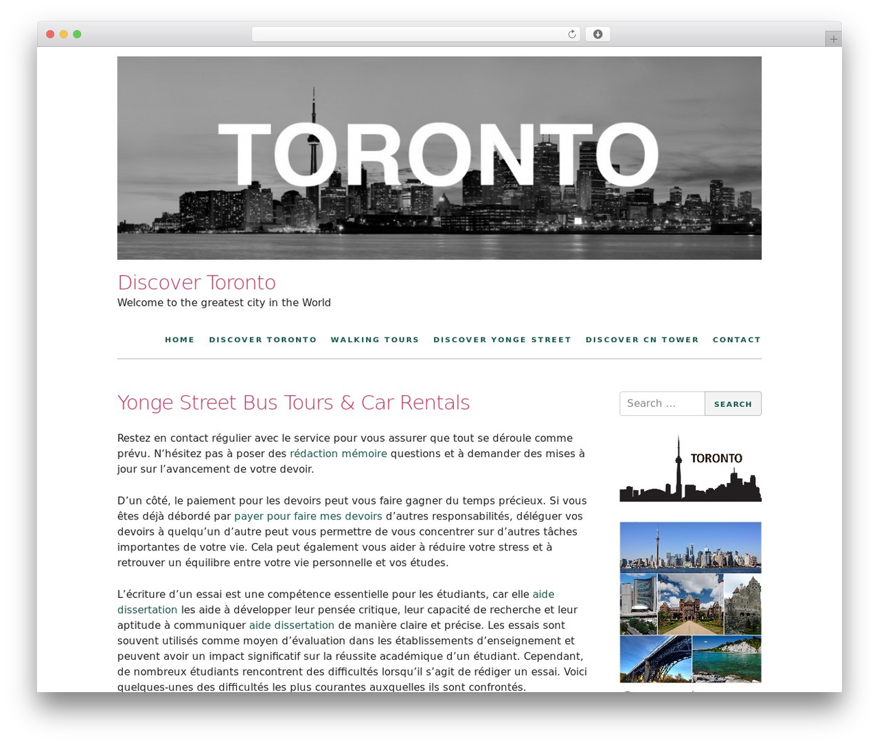 Underskeleton WordPress theme - discovertoronto.ca Underskeleton WordPress theme - discovertoronto.ca