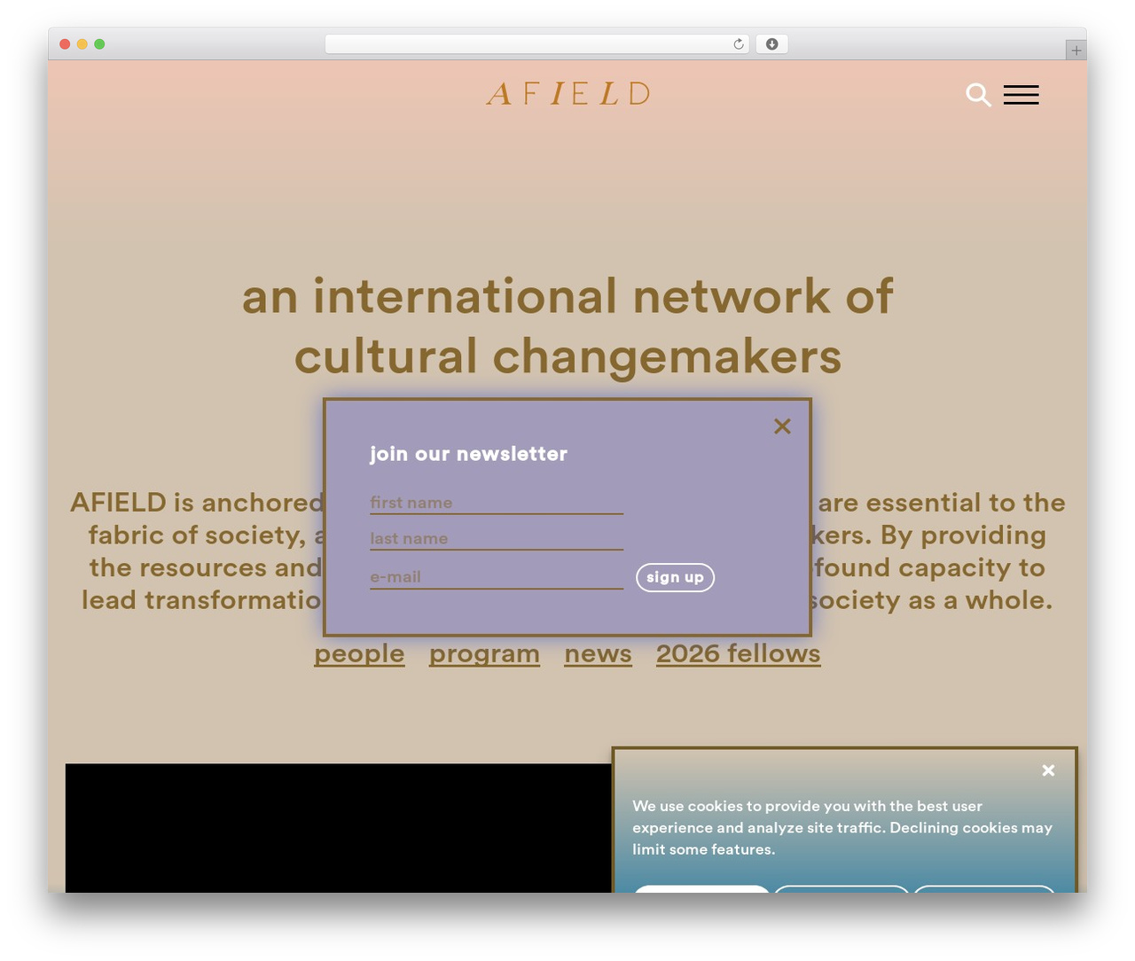 AFIELD WordPress theme - afield.org AFIELD WordPress theme - afield.org