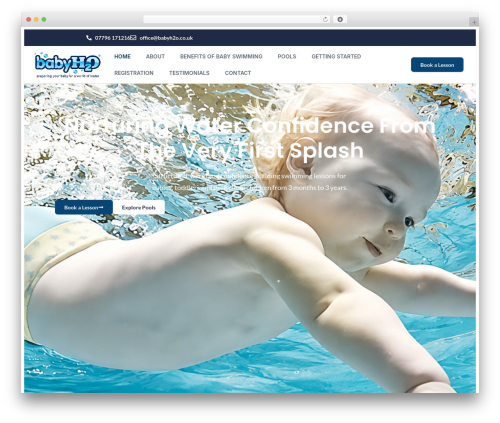 Best WordPress theme Builder Theme - babyh2o.co.uk