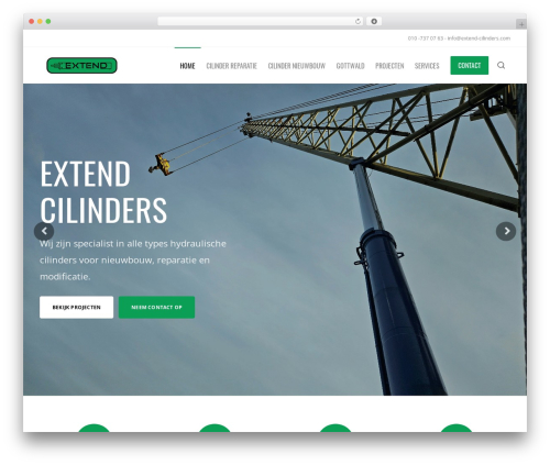 Engage WordPress theme - extend-cilinders.com