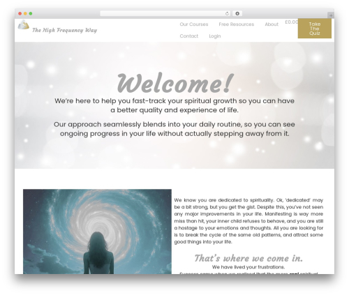 Coursecure courses WordPress plugin - thehighfrequencyway.com