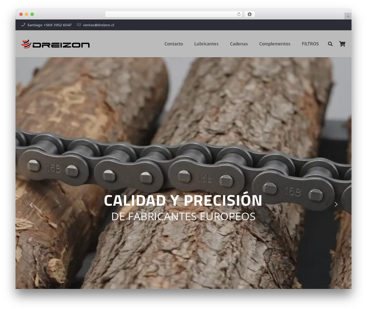 Impreza top WordPress theme - dreizon.cl